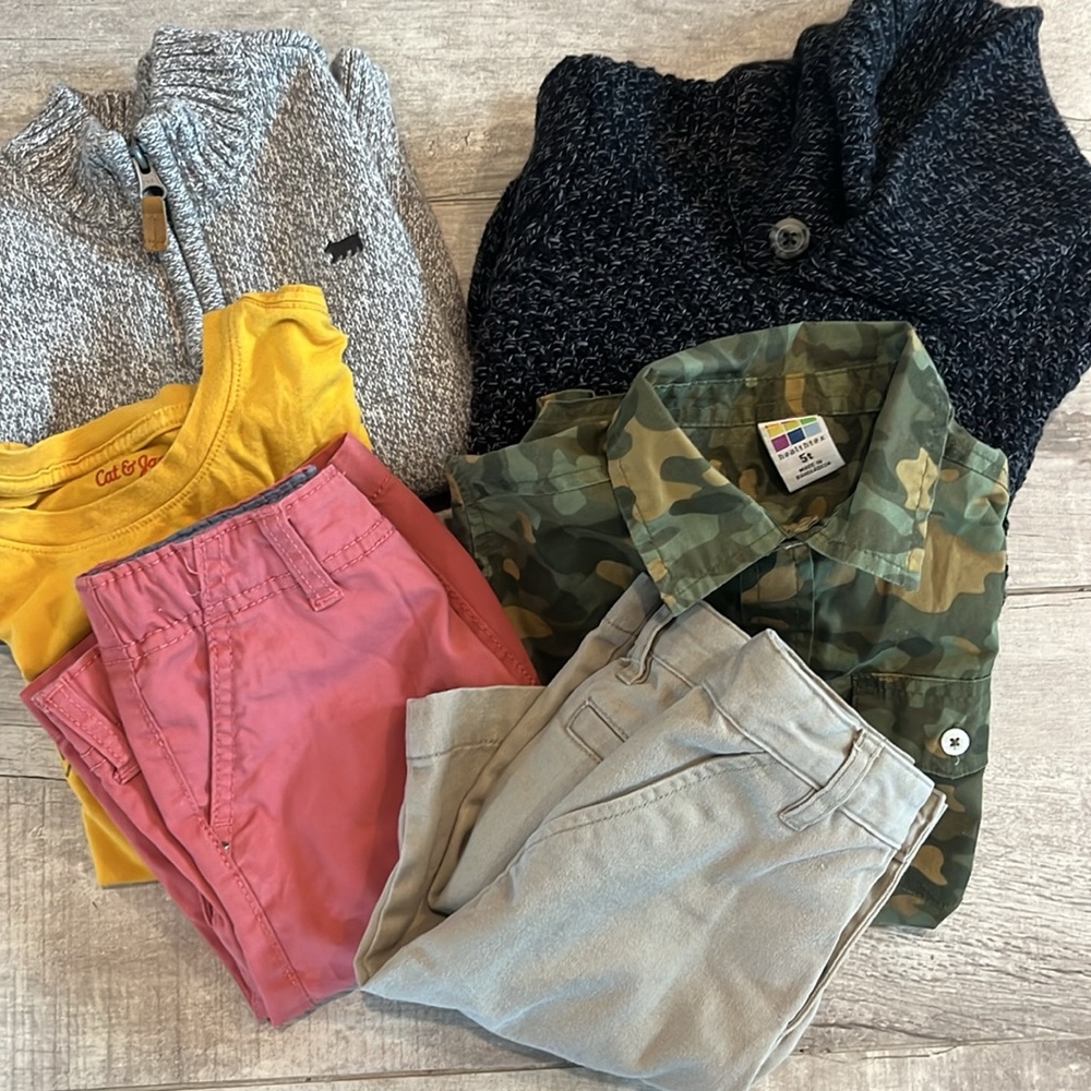 Boys Kids Clothing Various Brands Lot of 6 Items Size‎ 5